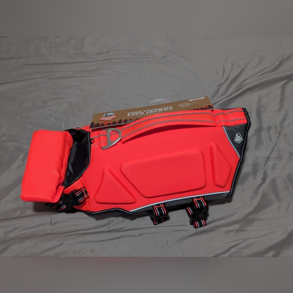 Arcadia Trail, High Visibility Dog Life Jacket, Size Medium